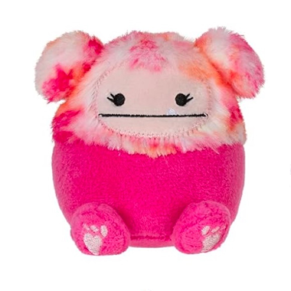 Hailey the Pink BIG FOOT SQUISHVILLE by Squishmallows 3” NWOT 💕🌸💐 - Picture 11 of 16